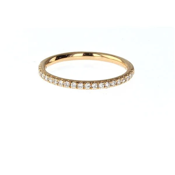 Rose Gold Diamond Anniversary Band McCarver Moser Sarasota, FL