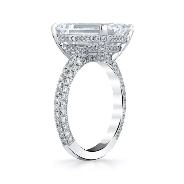 Emerald Cut Diamond Ring Image 2 McCarver Moser Sarasota, FL