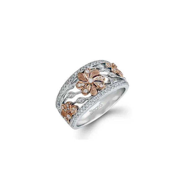 Flower Diamond Ring McCarver Moser Sarasota, FL