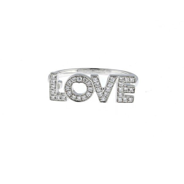 Diamond LOVE Ring McCarver Moser Sarasota, FL