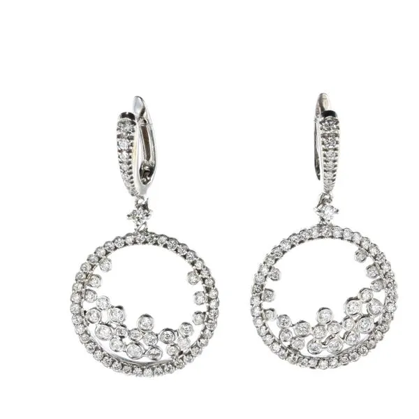 Diamond Dangle Earrings McCarver Moser Sarasota, FL