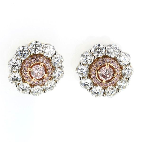 Pink Diamond Earrings McCarver Moser Sarasota, FL
