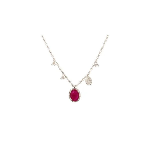 Ruby Diamond Necklace McCarver Moser Sarasota, FL