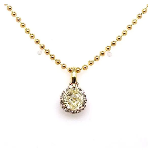 Yellow Diamond Pendant McCarver Moser Sarasota, FL