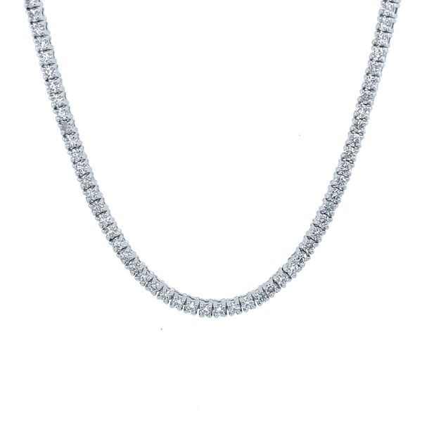 Diamond line necklace Image 2 McCarver Moser Sarasota, FL