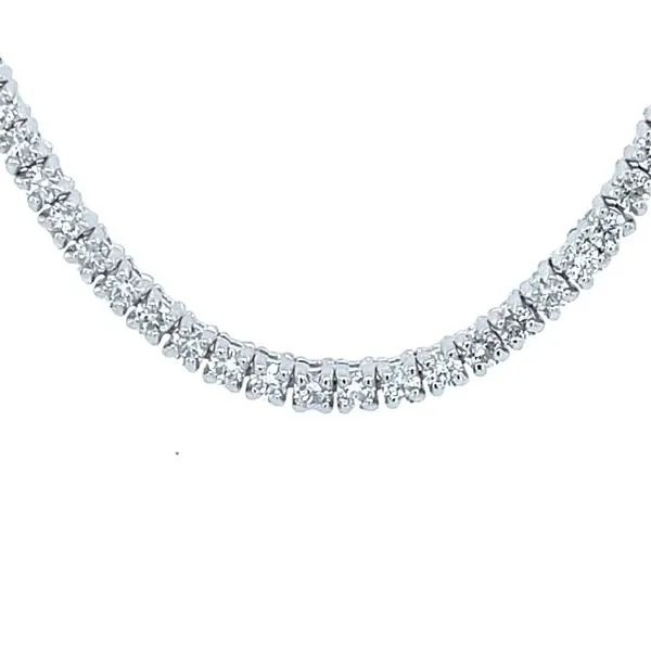 Diamond line necklace McCarver Moser Sarasota, FL