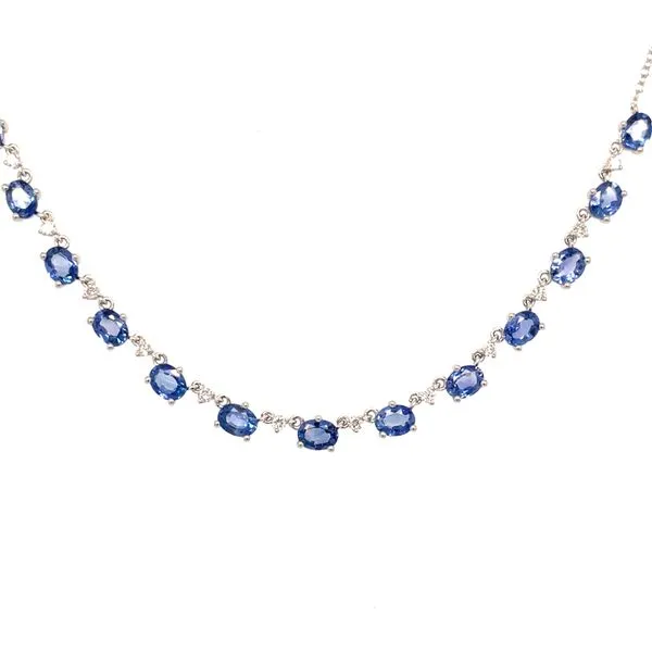 Blue Sapphire Necklace McCarver Moser Sarasota, FL