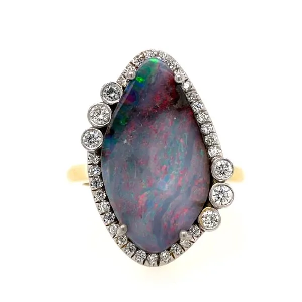 Black Opal Ring McCarver Moser Sarasota, FL