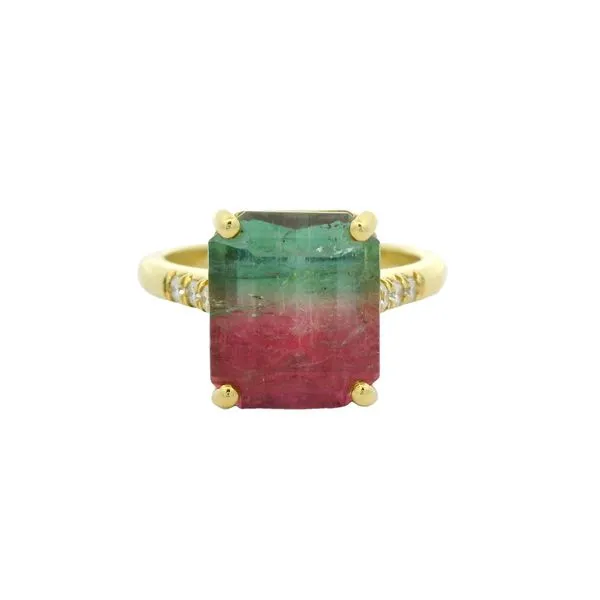 Watermelon Tourmaline Ring McCarver Moser Sarasota, FL