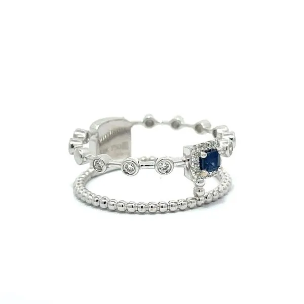 Blue Sapphire Ring Image 2 McCarver Moser Sarasota, FL