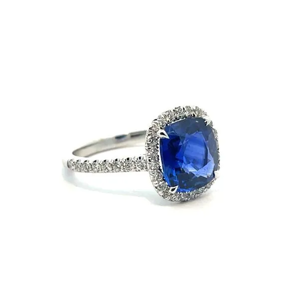 Blue Sapphire Ring Image 2 McCarver Moser Sarasota, FL