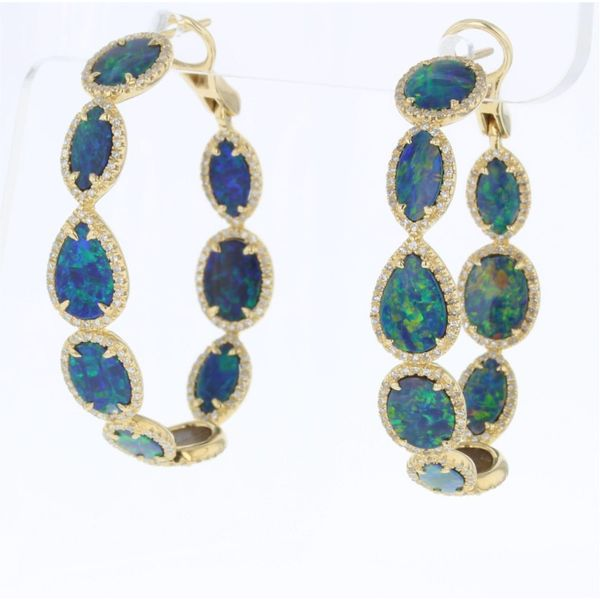 Stunning Opal Earrings Image 2 McCarver Moser Sarasota, FL