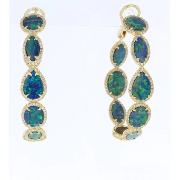 Stunning Opal Earrings McCarver Moser Sarasota, FL