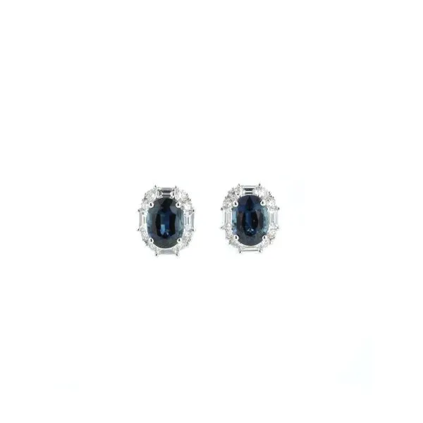 Blue Sapphire Earrings McCarver Moser Sarasota, FL