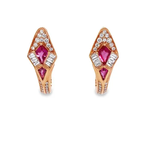 Pink Sapphire Earrings McCarver Moser Sarasota, FL