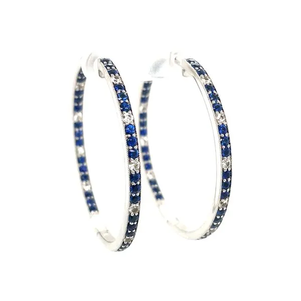 Blue Sapphire Earrings McCarver Moser Sarasota, FL