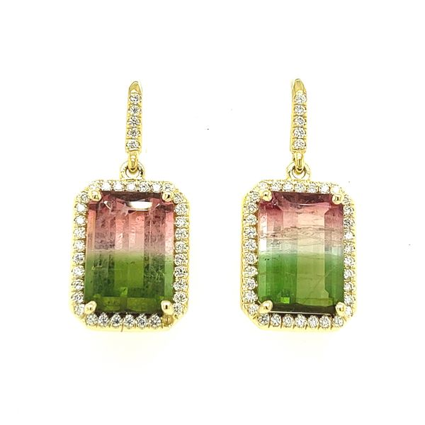 Watermelon Tourmaline Earrings  McCarver Moser Sarasota, FL