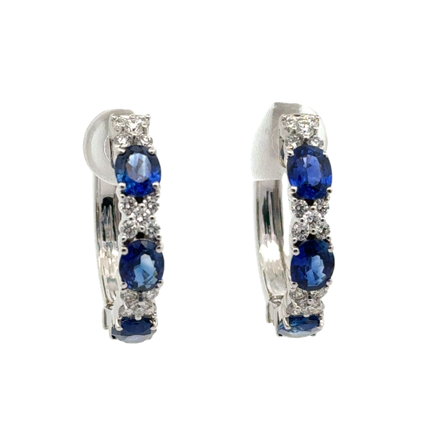 Sapphire Diamond Earrings McCarver Moser Sarasota, FL