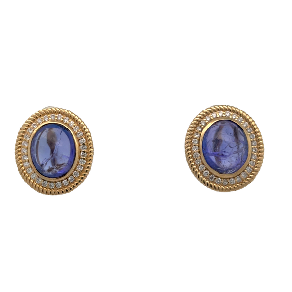 Tanzanite Earrings McCarver Moser Sarasota, FL