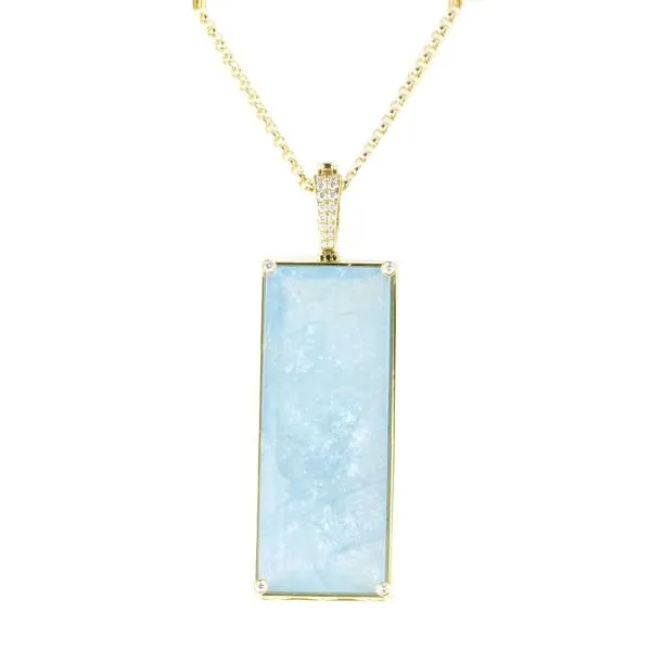 Aquamarine Necklace McCarver Moser Sarasota, FL