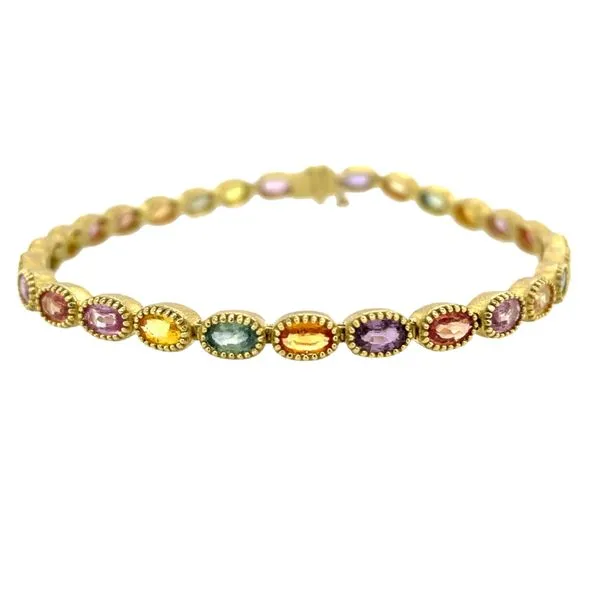 Multi-Color Sapphire Bracelet McCarver Moser Sarasota, FL