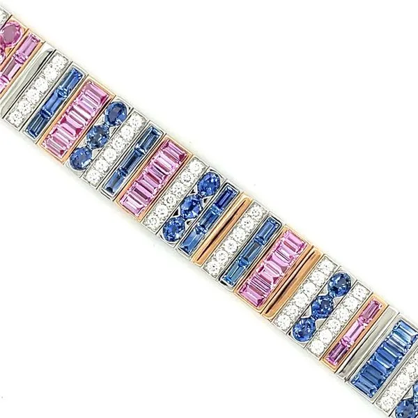 Multi-Color Sapphire Bracelet McCarver Moser Sarasota, FL