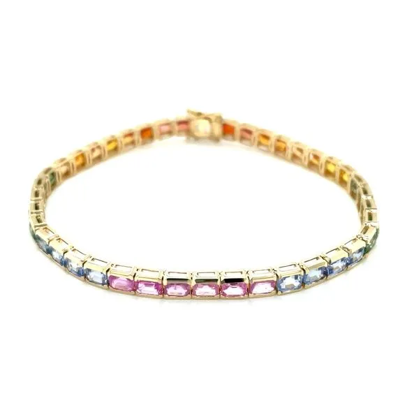 Rainbow Sapphire Bracelet McCarver Moser Sarasota, FL