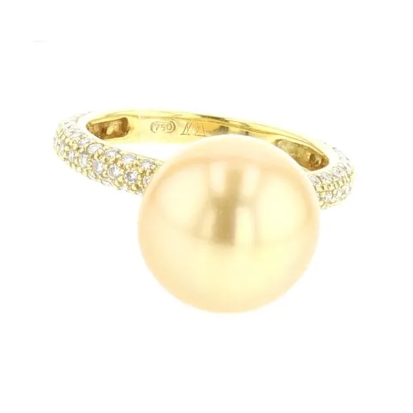 Golden Pearl Ring McCarver Moser Sarasota, FL