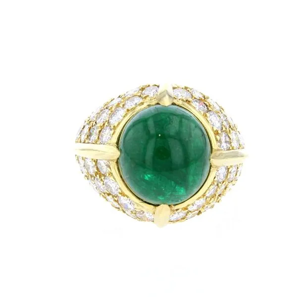 Henry Dunay Emerald Ring McCarver Moser Sarasota, FL