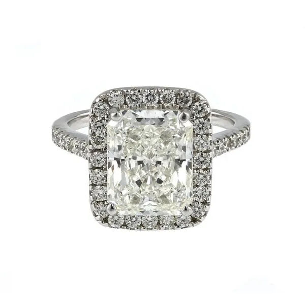 Radiant Cut Diamond Ring  McCarver Moser Sarasota, FL