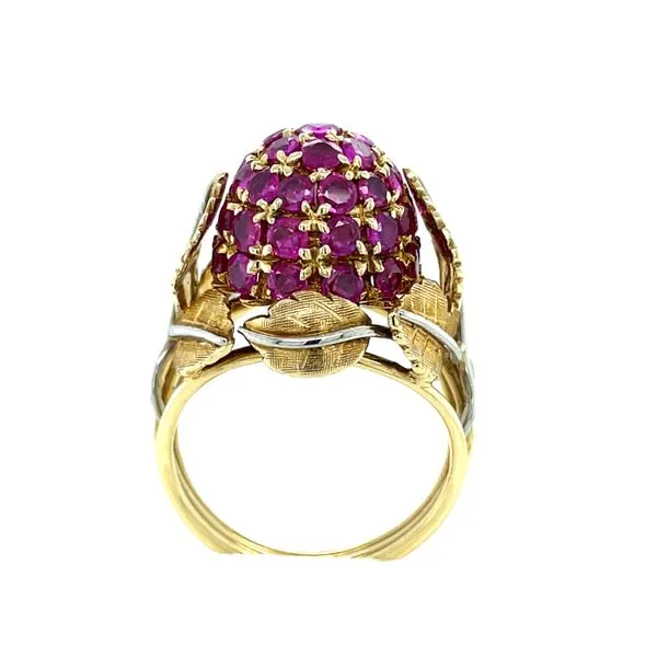 Italian Pink Sapphire Ring  Image 2 McCarver Moser Sarasota, FL