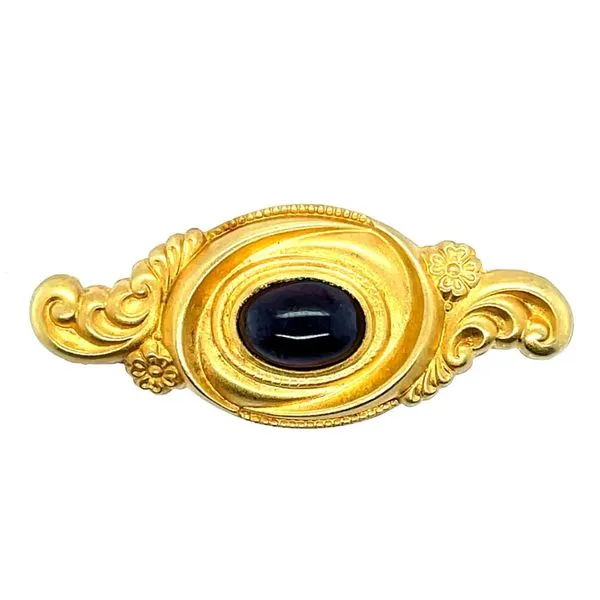 14K YG Garnet Pin McCarver Moser Sarasota, FL
