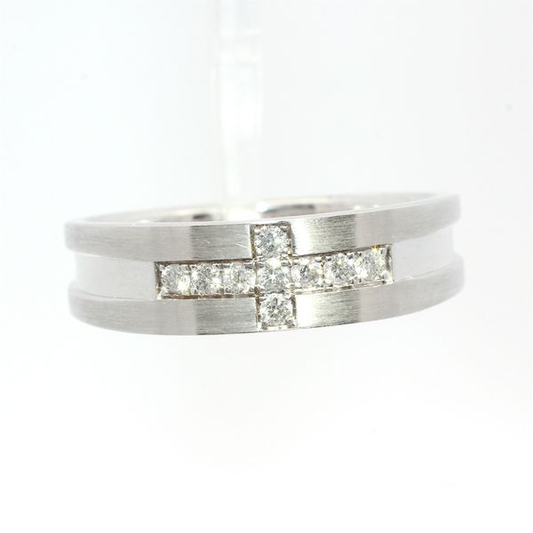 Diamond Band with Cross McGee & Company Fine Jewelers Greenwood, IN