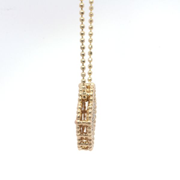 Diamond Clover Necklace Image 2 McGee & Company Fine Jewelers Greenwood, IN