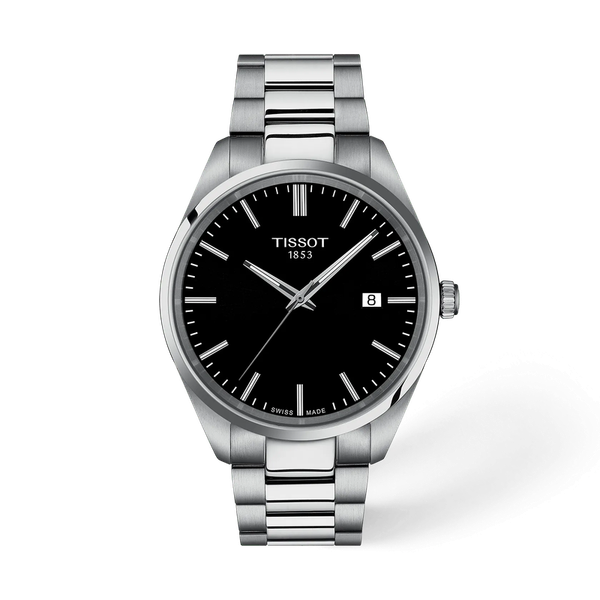 Tissot PR 100 Black dial 40mm McGee & Company Fine Jewelers Greenwood, IN