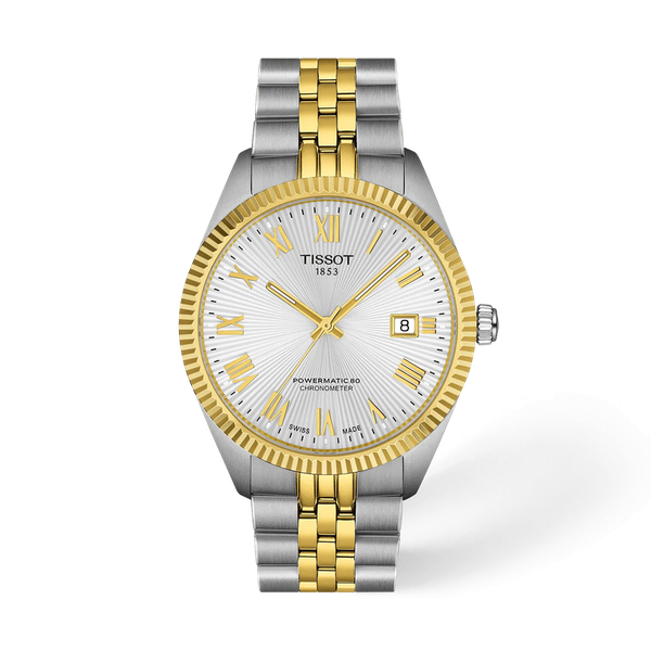 Tissot Ballade Gold & Steel COSC Powermatic 80  39mm McGee & Company Fine Jewelers Greenwood, IN