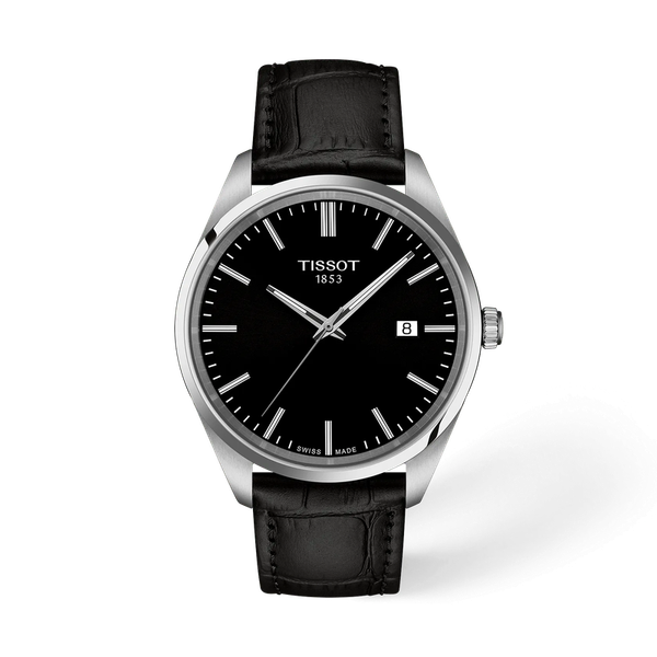 Tissot PR100 Black dial & Black strap 40mm McGee & Company Fine Jewelers Greenwood, IN