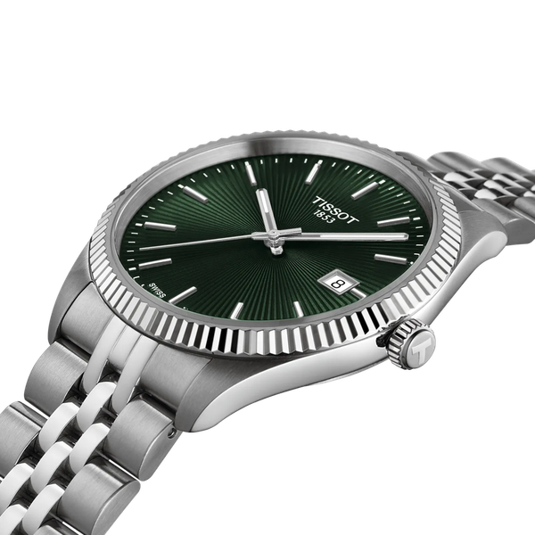 Tissot Ballade Dark Green dial w/Date 40mm Image 3 McGee & Company Fine Jewelers Greenwood, IN