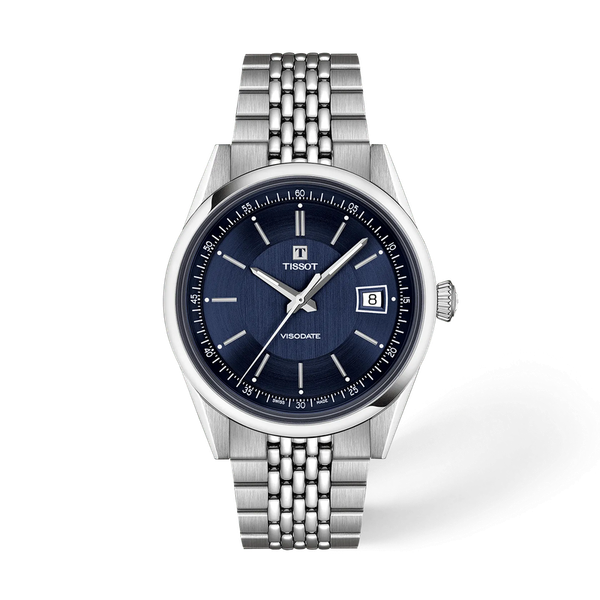 Tissot Visodate Automatic Dark Blue dial w/ Date 39mm McGee & Company Fine Jewelers Greenwood, IN