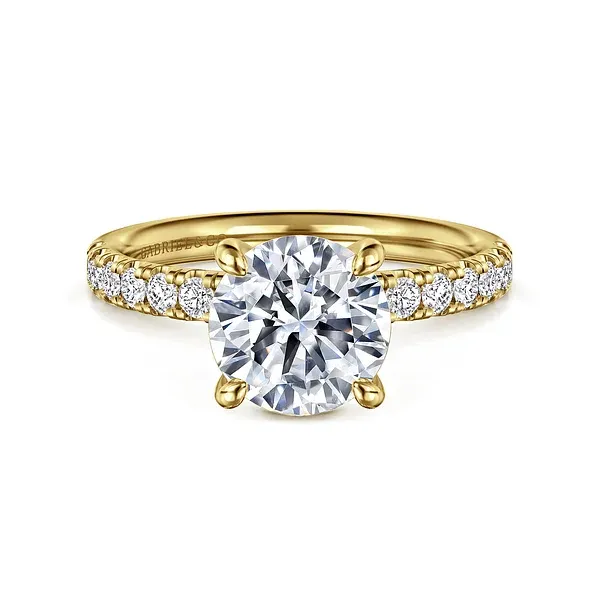 Winslow - 14K Yellow Gold Round Plain Head Mees Jewelry Chillicothe, OH
