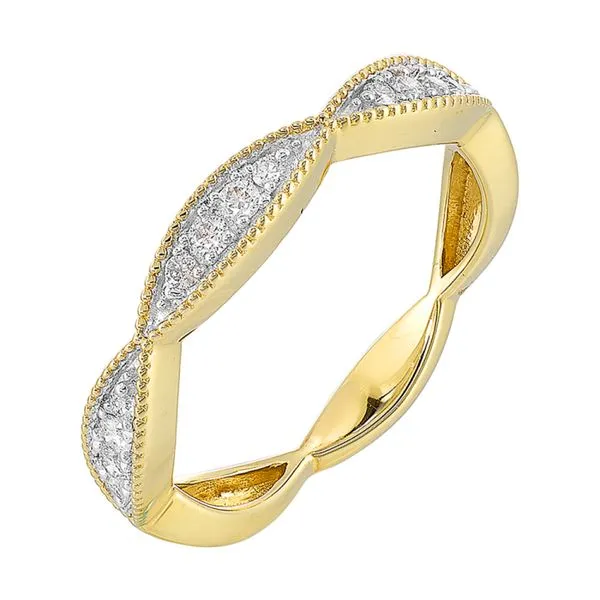 10Kt Yellow Gold Diamond 1/5Ctw Ring Mees Jewelry Chillicothe, OH