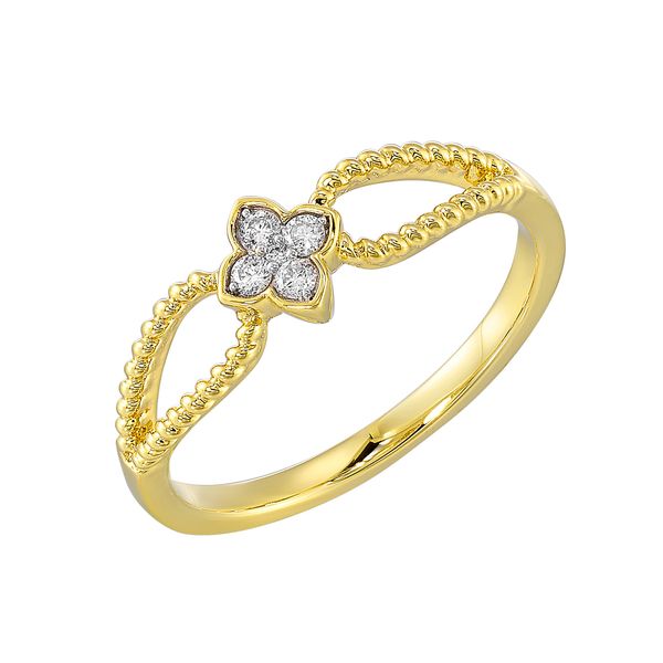 Yellow Gold Diamond Ring Mees Jewelry Chillicothe, OH