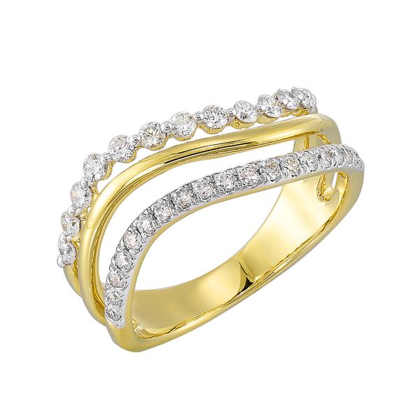 Yellow Gold Diamond Ring Mees Jewelry Chillicothe, OH