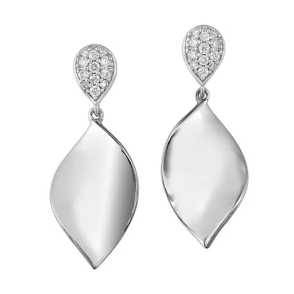 10Kt White Gold Diamond 1/5Ctw Earring Mees Jewelry Chillicothe, OH