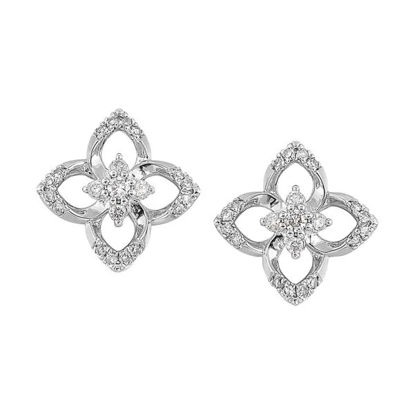 14Kt White Gold Diamond 1/5Ctw Earring Mees Jewelry Chillicothe, OH