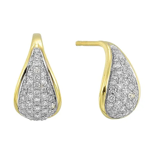 14Kt Yellow Gold Diamond 1/2Ctw Earring Mees Jewelry Chillicothe, OH