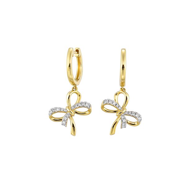 14Kt Yellow Gold Diamond 1/7Ctw Earring Mees Jewelry Chillicothe, OH