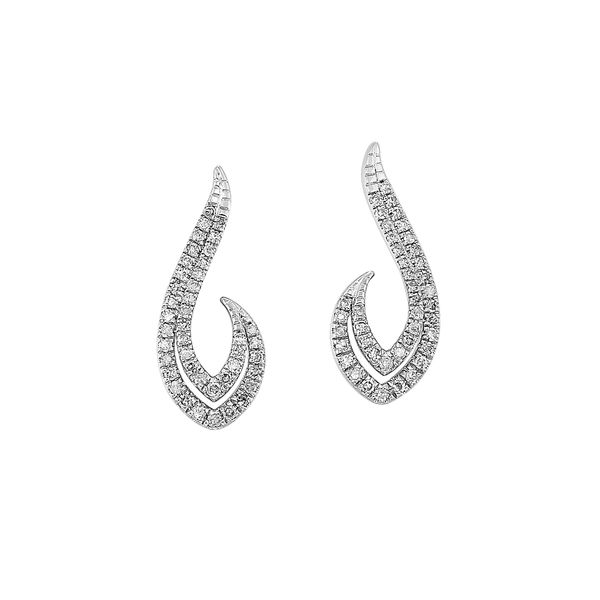 White Gold Diamond Earrings Mees Jewelry Chillicothe, OH