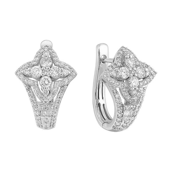 White Gold Diamond Earrings Mees Jewelry Chillicothe, OH