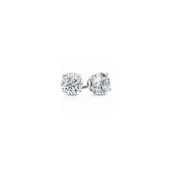 14kt White Gold 1.00ctw lab grown Diamond Earrings Mees Jewelry Chillicothe, OH